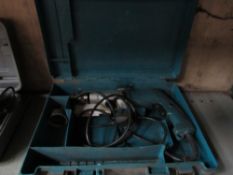 Makita 240 volt drill in case