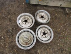 4 x Jaguar steel wheels