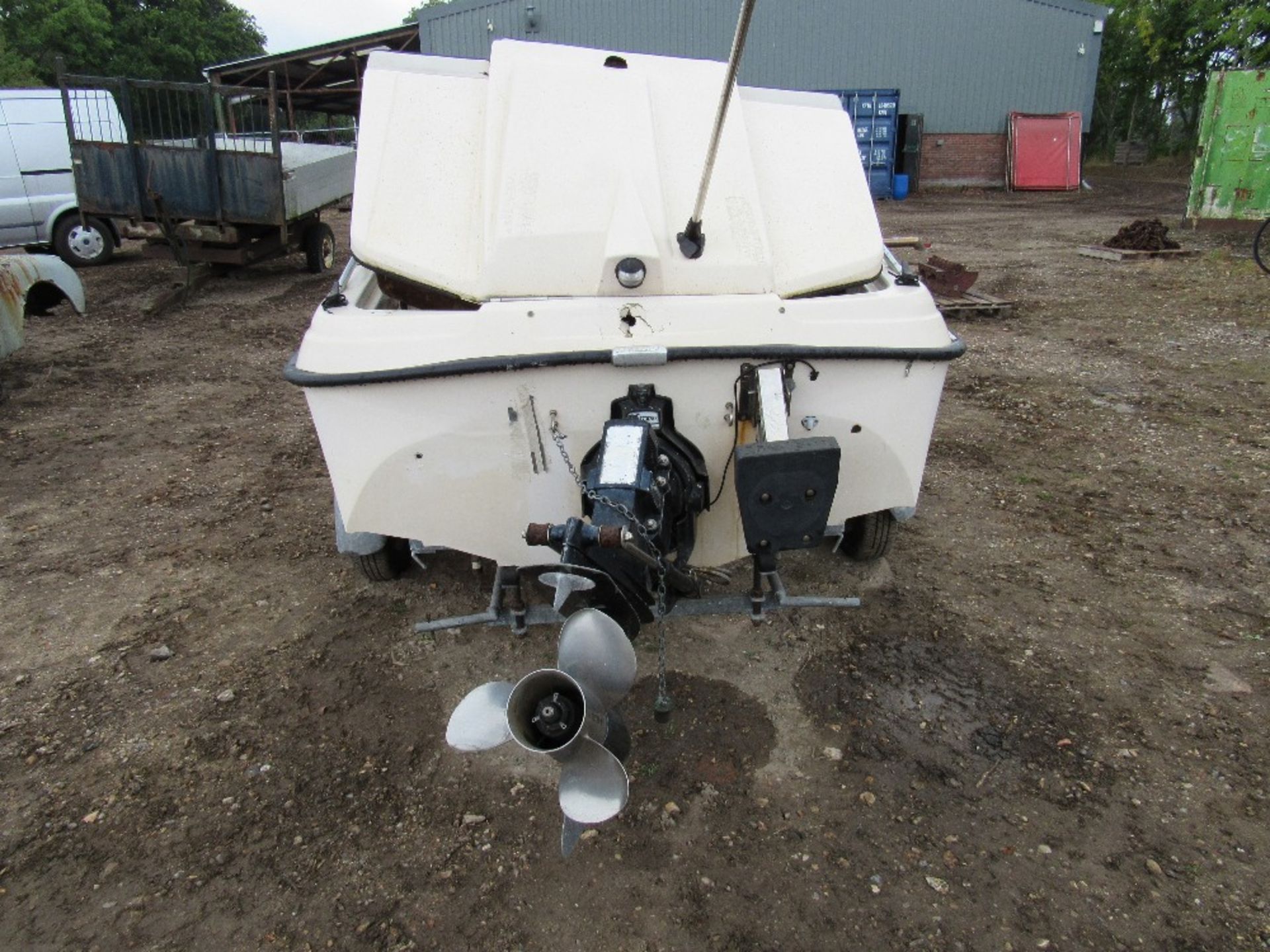 Fletcher speed boat with MER cruiser power train with 4 cylinder petrol engine, as found, - Image 3 of 3
