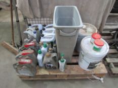 Quantity of various oils in 5L and 1L pots