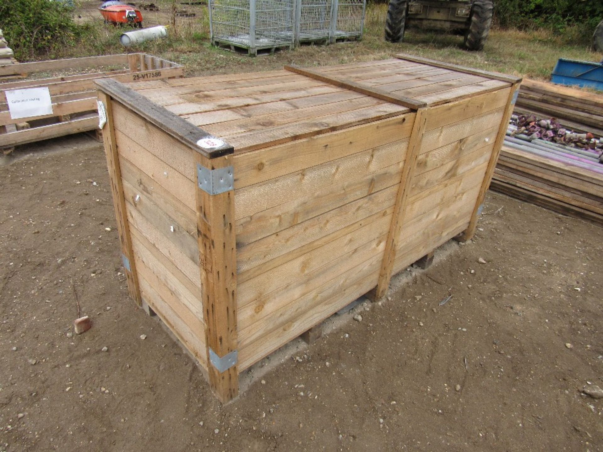 Wooden crate 76" x 31" x 39"
