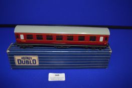 Hornby Dublo D22 Corridor Coach BR 1st/2nd Class with Original Packaging