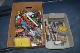 Playworn Diecast Toys Including Dinky, Corgi, etc.