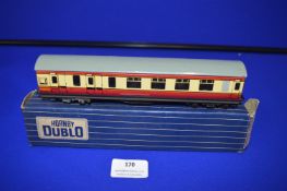 Hornby Dublo D12 Corridor Coach BR Brake/2nd Class LMR with Original Packaging