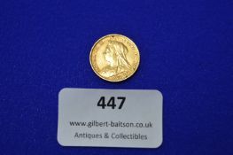 Victoria Gold Half Sovereign 1901