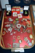 Vintage Costume Jewellery Brooches