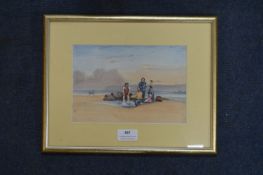 Grand Tour Watercolour Study Toy Boats