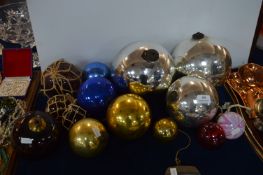 Glass Witches Bowls etc.