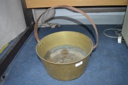 Large Victorian Brass Jam Pan