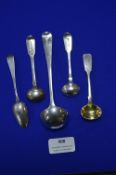 Five Hallmarked Sterling Silver Spoons ~62.8g total