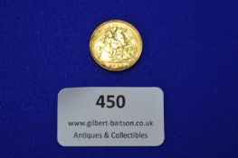 Gold Half Sovereign 1909