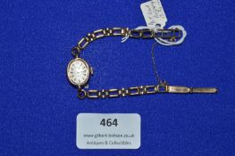 Rotary Ladies 9k Gold Wristwatch with 21 Jewels ~12.2g gross