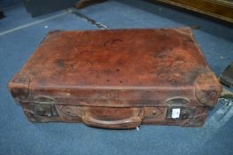 Period Leather Suitcase