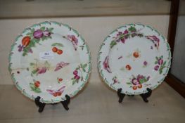 Two Chelsea Red Anchor Plates (very distressed)