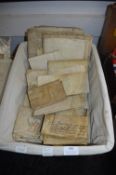Vintage Documents on Velum, Deeds, etc.