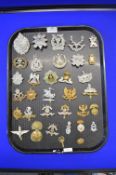 Thirty-Four Military Cap Badges etc.