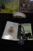 HMS Collinwood Sailors Hat plus Training Manuals etc.