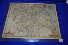 John Speed Map of Yorkshire 1610 (unframed)