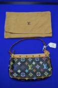 Louis Vuitton Multicolour Pochette Handbag dated 2004, designed by Takashi Murakami