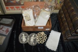 Collection of Lace Hankies, etc.