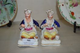 Pair of Staffordshire Figures of Turks