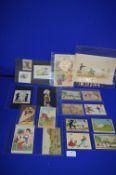Nineteen Victorian Kite Flying Cards and Related Items