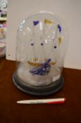Glass Model of a Sailing Ship under a Glass Dome