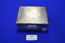 Hallmarked Sterling Silver Cigarette Box by Garrard & Co, London 1958