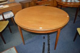 Retro G-Plan Teak Circular Extending Dining Table