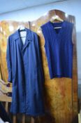Vintage Gents Wool Coat and a Navy Wool Tank Top