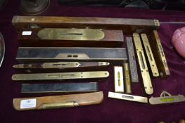 Fifteen Antique Spirit Levels