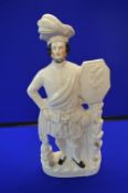 Large Victorian Staffordshire Flatback Figure of Rob Roy