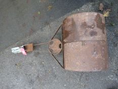 Vintage Ironcrete Garden Roller