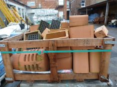 *Crate of Clay Ventilation Bricks and Ducting Pots