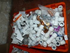 *Box Containing a Quantity of Assorted Plumbing In