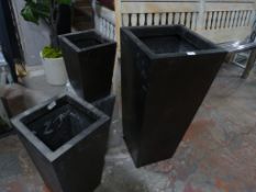 *Four Graduated Planters