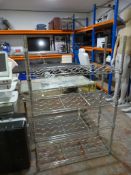 Four Tier Chrome Wine Rack