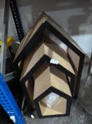 *Nest of Three Graduated Display Houses