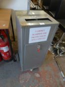 *Metal Mail Security Trolley with Key
