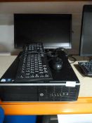*HP Tower with Dell Monitor, Keyboard & Mouse