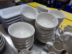 * approx 24 x soup bowls 13cm