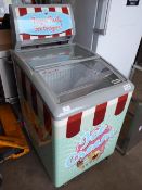 * small Husky ice cream freezer on castors with baskets