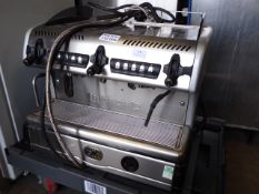 * La Spaziale 2 group coffee machine complete with heads and knock out drawer