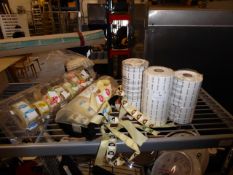 * large quanitity of 'use by' and 'day dot' lables