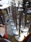 * 4 x VIP barrier poles