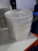 * approx 35 oval side plates 21cm