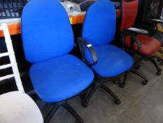 * 2 x adjustable office chairs