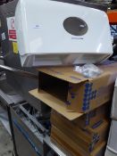 * 4 x kimberly clark toilet roll dispensers duel roll