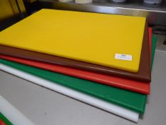 * 5 x chopping boads colour coded