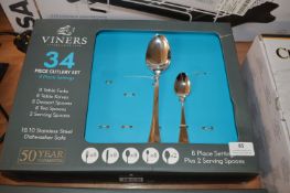 *Viners Stainless Part Cutlery Set